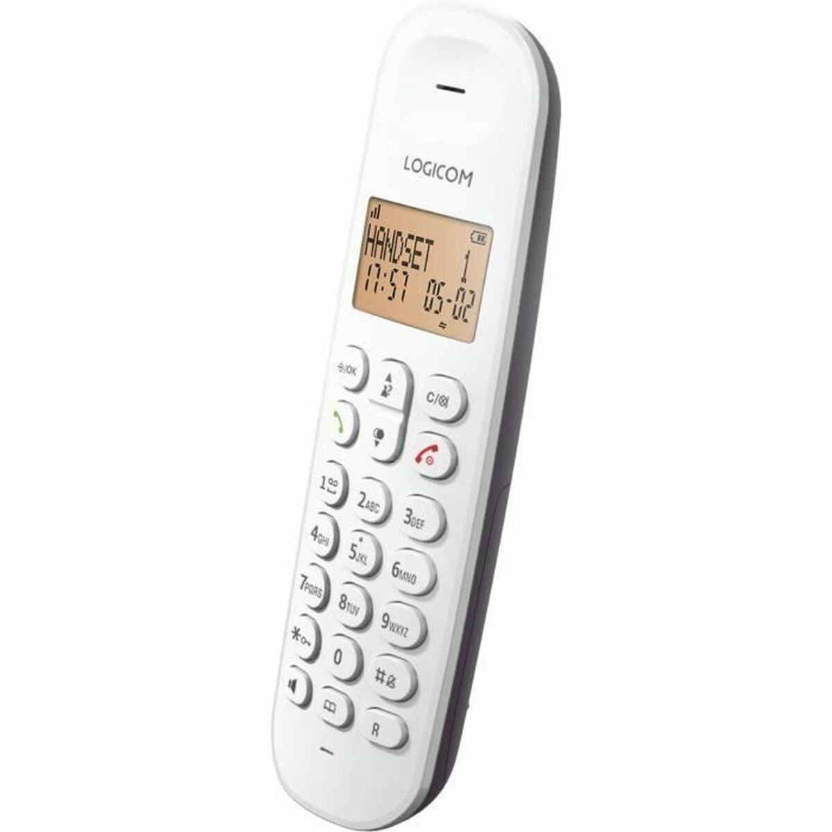 Landline Telephone Logicom DECT ILOA 150 SOLO Aubergine Landline Telephone Logicom DECT ILOA 150 SOLO Aubergine
