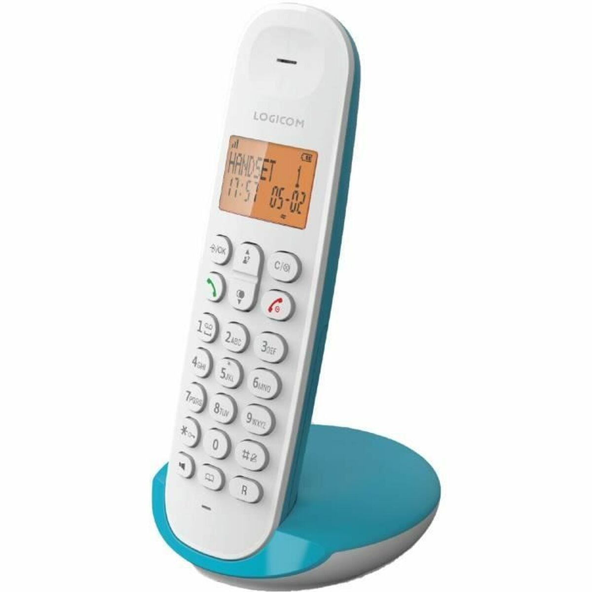 Landline Telephone Logicom DECT ILOA 150 SOLO Turquoise Landline Telephone Logicom DECT ILOA 150 SOLO Turquoise