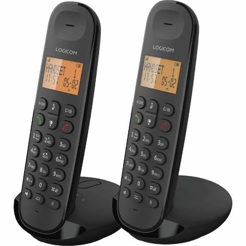 Landline Telephone Logicom DECT ILOA 255T DUO Black Landline Telephone Logicom DECT ILOA 255T DUO Black