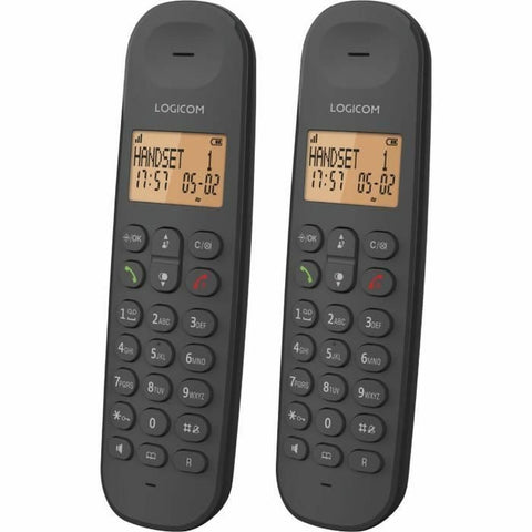 Landline Telephone Logicom DECT ILOA 255T DUO Black Landline Telephone Logicom DECT ILOA 255T DUO Black