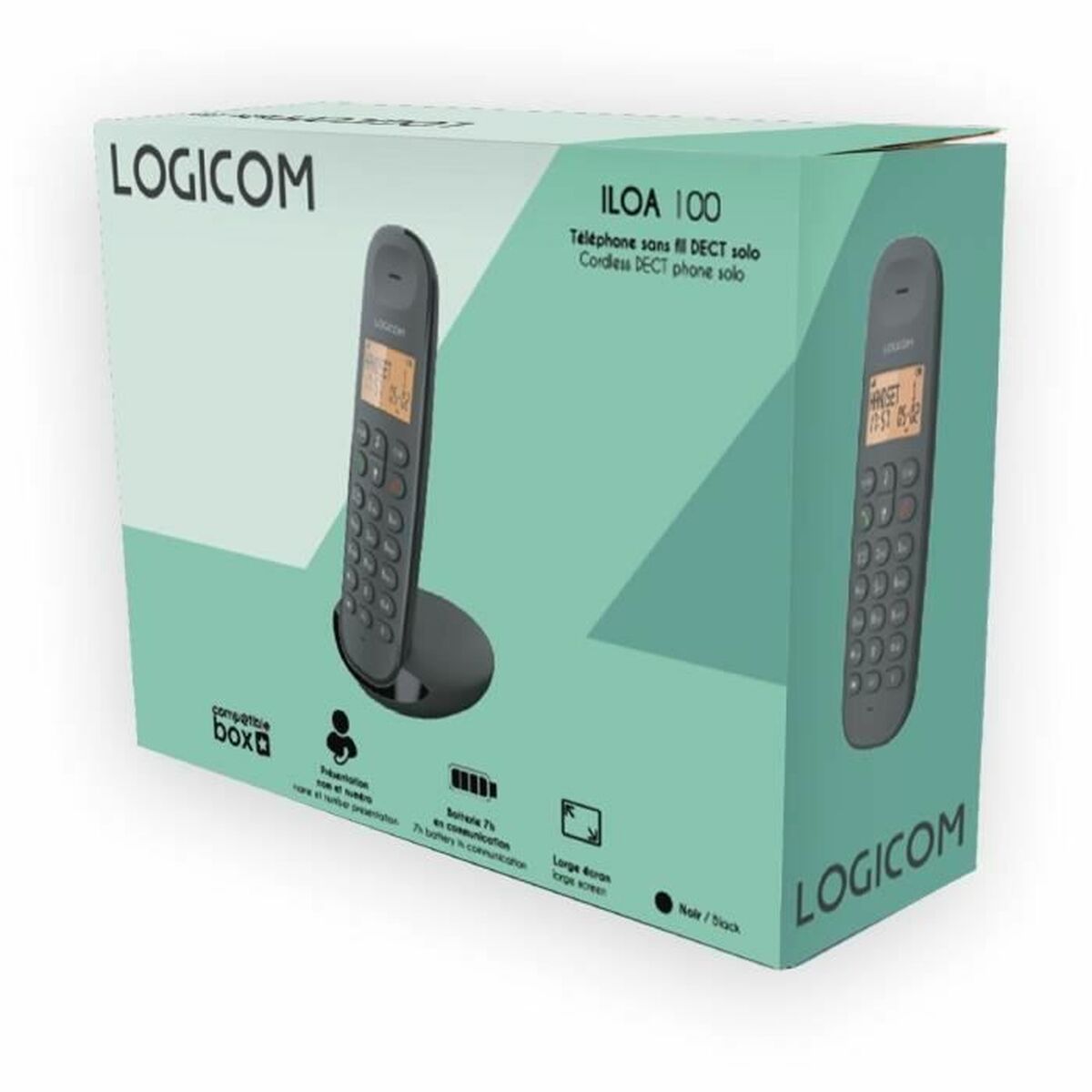 Wireless Phone Logicom ILOA 150 SOLO Grey Wireless Phone Logicom ILOA 150 SOLO Grey