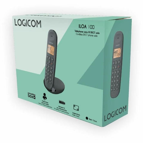 Wireless Phone Logicom ILOA 150 SOLO Grey Wireless Phone Logicom ILOA 150 SOLO Grey