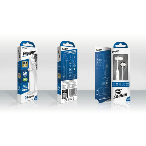 Headphones Energizer CIBT20WH2 White Headphones Energizer CIBT20WH2 White