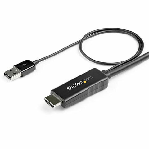 DisplayPort to HDMI Adapter Startech HD2DPMM3M 3 m Black DisplayPort to HDMI Adapter Startech HD2DPMM3M 3 m Black