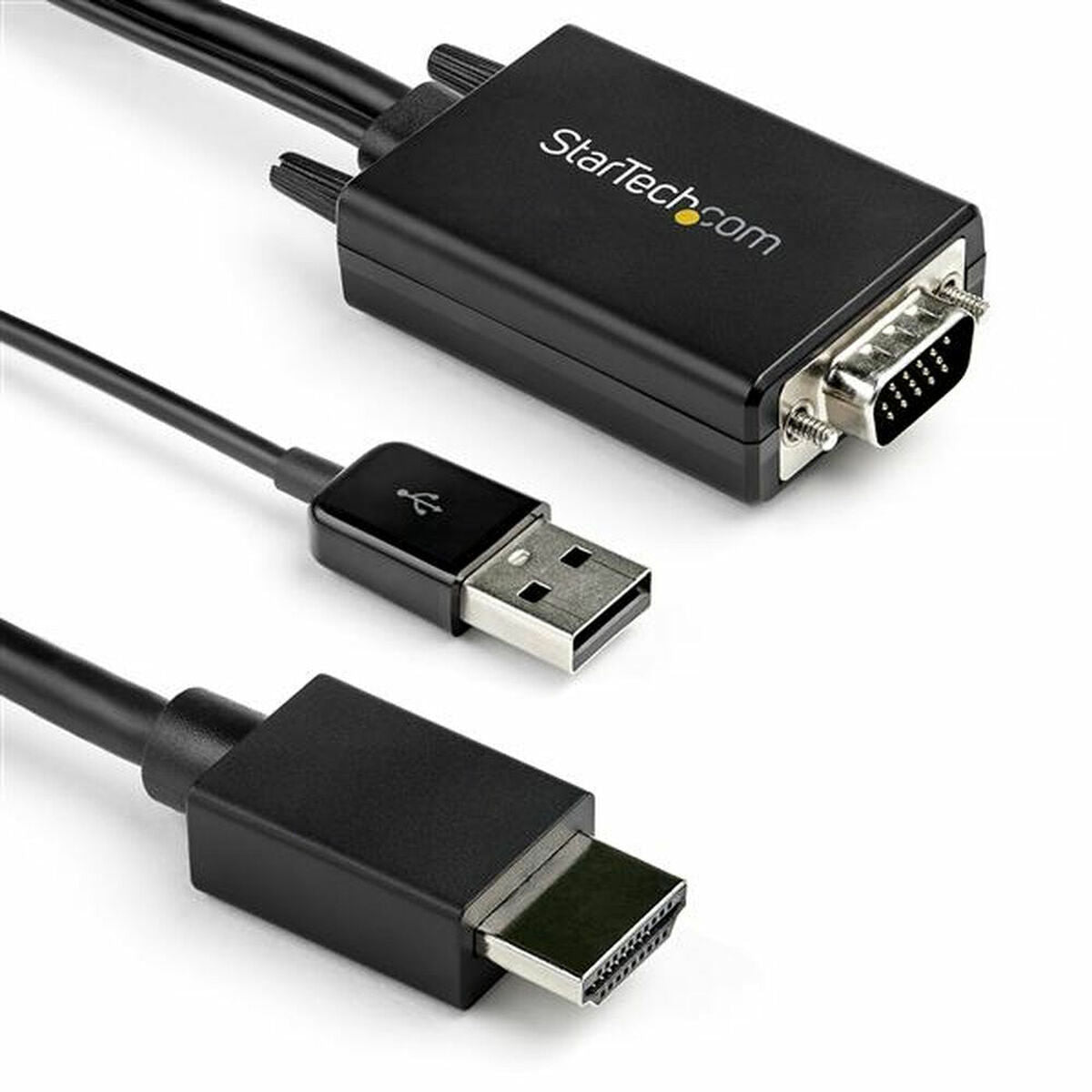 HDMI to VGA Adapter Startech VGA2HDMM2M           (2 m) Black HDMI to VGA Adapter Startech VGA2HDMM2M           (2 m) Black
