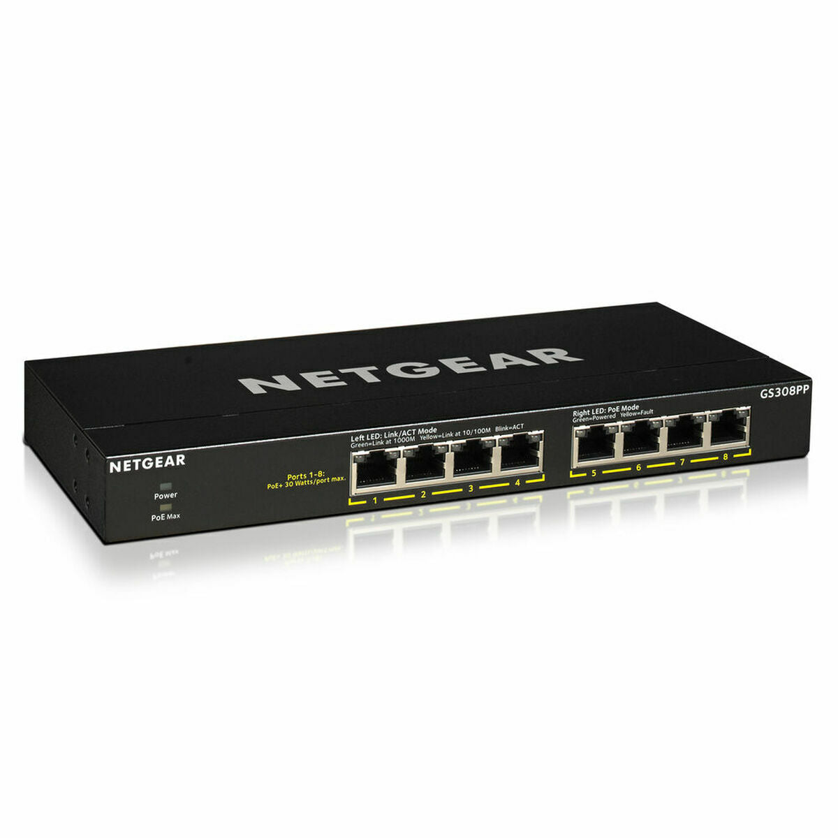 Switch Netgear GS308PP-100EUS RJ-45 Switch Netgear GS308PP-100EUS RJ-45