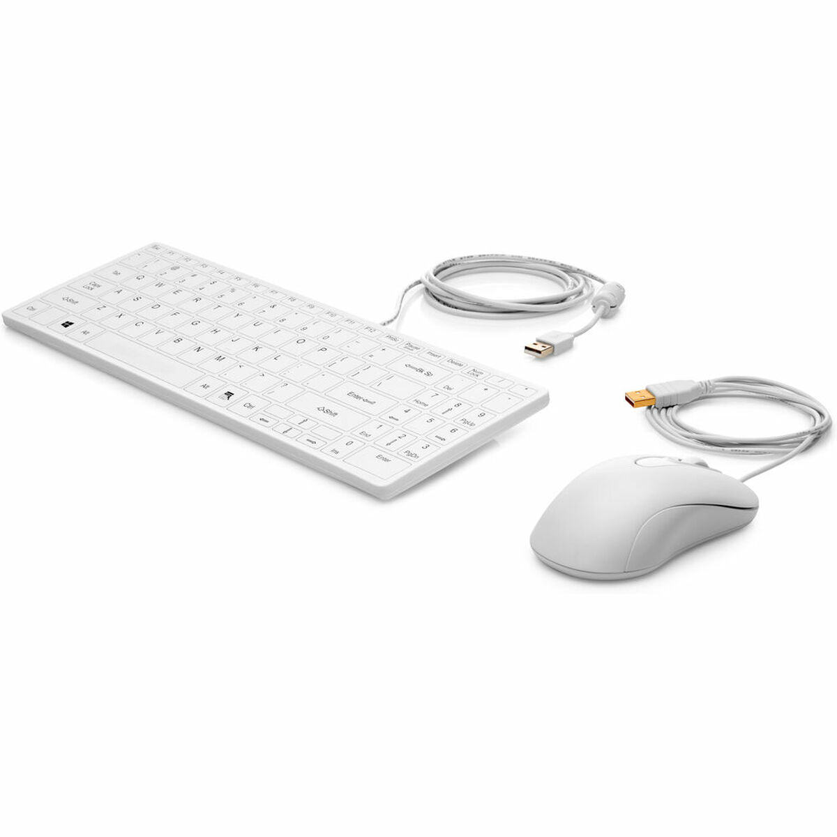 Keyboard and Mouse HP 1VD81AA White Keyboard and Mouse HP 1VD81AA White