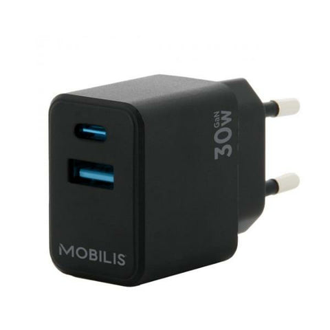 Wall Charger Mobilis 001362 Black 30 W Wall Charger Mobilis 001362 Black 30 W
