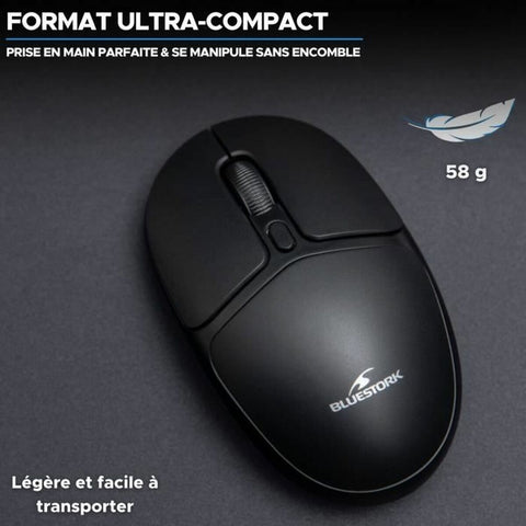 Wireless Mouse Bluestork Office 25 Black Wireless Mouse Bluestork Office 25 Black