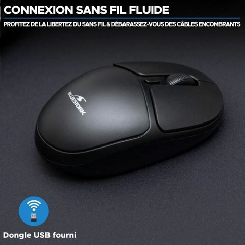 Wireless Mouse Bluestork Office 25 Black Wireless Mouse Bluestork Office 25 Black