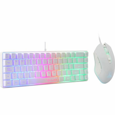 Keyboard and Mouse The G-Lab COMBO-HYDRO White Keyboard and Mouse The G-Lab COMBO-HYDRO White
