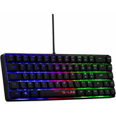 Keyboard The G-Lab KEYZ HYDROGEN White Spanish Qwerty