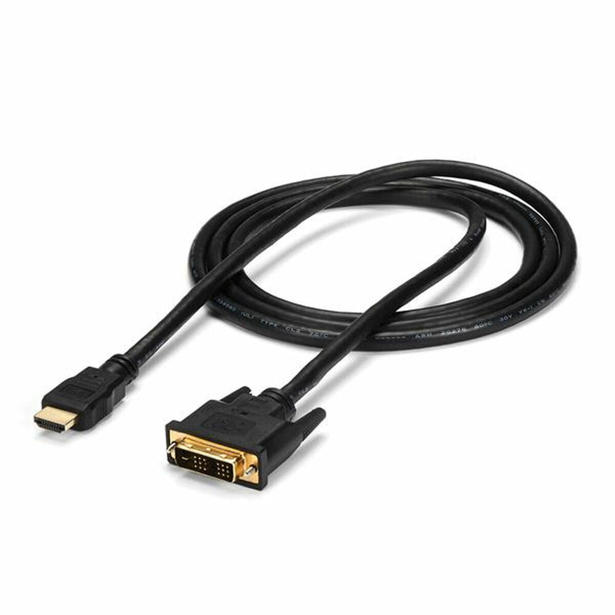 HDMI to DVI adapter Startech HDMIDVIMM6           Black HDMI to DVI adapter Startech HDMIDVIMM6           Black