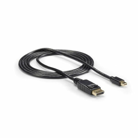 Mini DisplayPort to DisplayPort Cable Startech MDP2DPMM6            (1,8 m) Black Mini DisplayPort to DisplayPort Cable Startech MDP2DPMM6            (1,8 m) Black