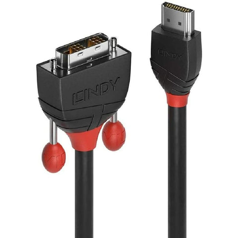 HDMI to DVI Cable LINDY 36271 Black 1 m HDMI to DVI Cable LINDY 36271 Black 1 m