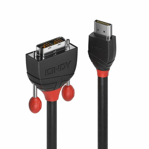 HDMI to DVI Cable LINDY 36273 3 m Black HDMI to DVI Cable LINDY 36273 3 m Black