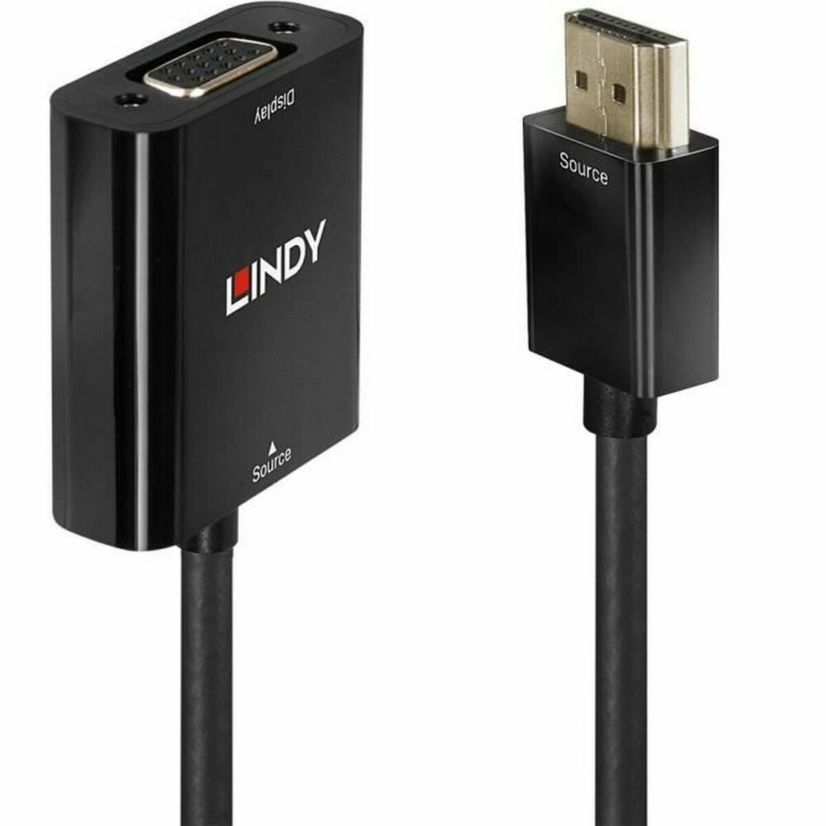 HDMI to VGA Adapter LINDY 38291 Black HDMI to VGA Adapter LINDY 38291 Black