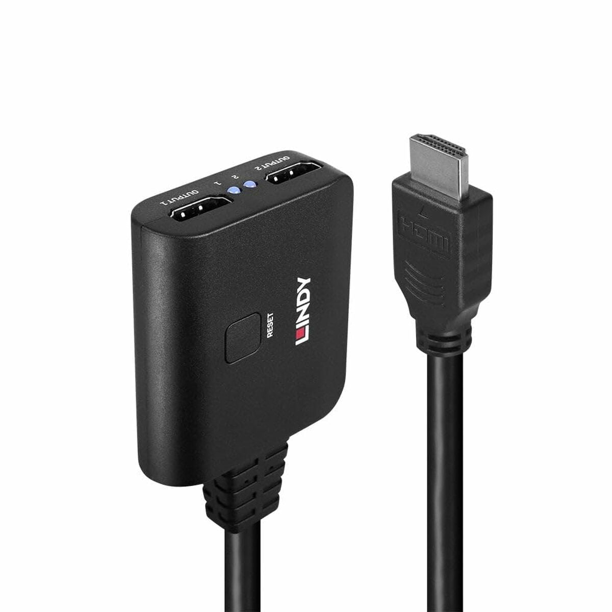 HDMI to 2x HDMI Adapter LINDY 38356 Black HDMI to 2x HDMI Adapter LINDY 38356 Black