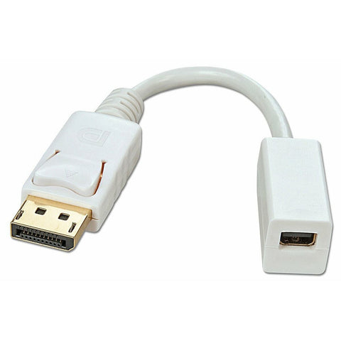 Mini DisplayPort to DisplayPort Adapter LINDY 41060 White Mini DisplayPort to DisplayPort Adapter LINDY 41060 White