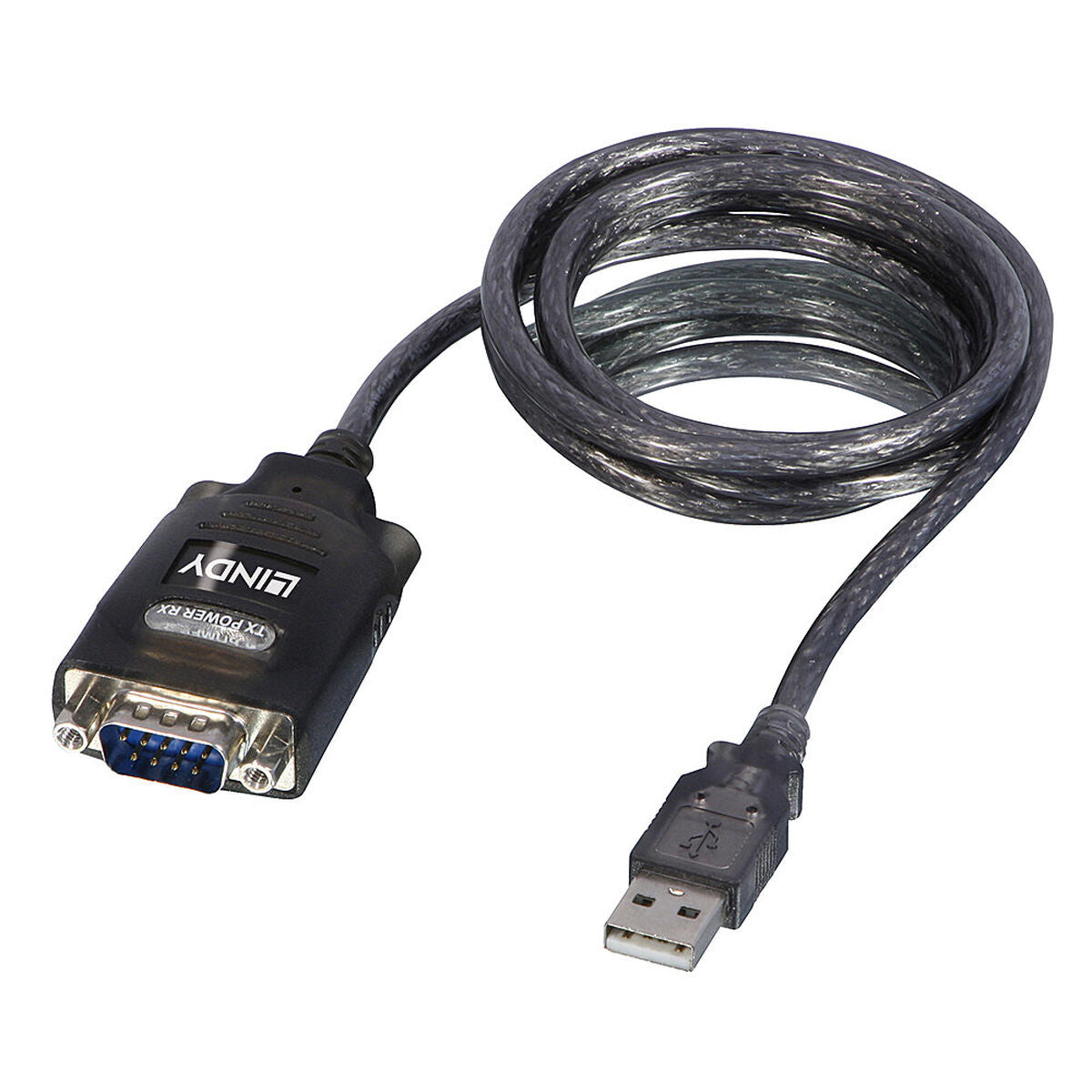 USB to RS232 Adapter LINDY 42686 1,1 m USB to RS232 Adapter LINDY 42686 1,1 m