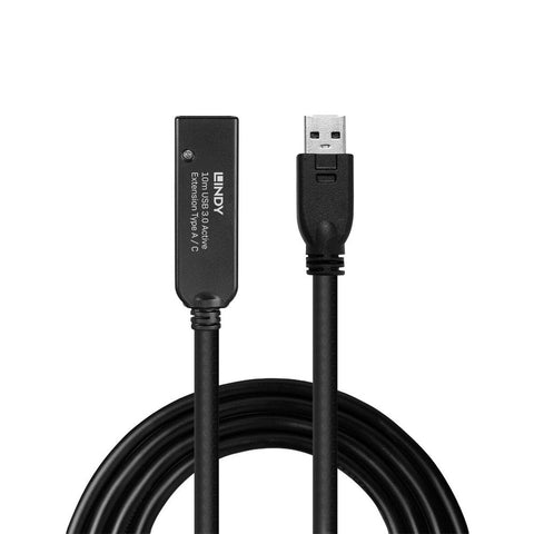 USB Cable LINDY 43376 Black 10 m (1 Unit) USB Cable LINDY 43376 Black 10 m (1 Unit)