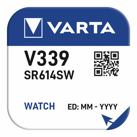 Lithium Button Cell Battery Varta Silver V339 Lithium Button Cell Battery Varta Silver V339