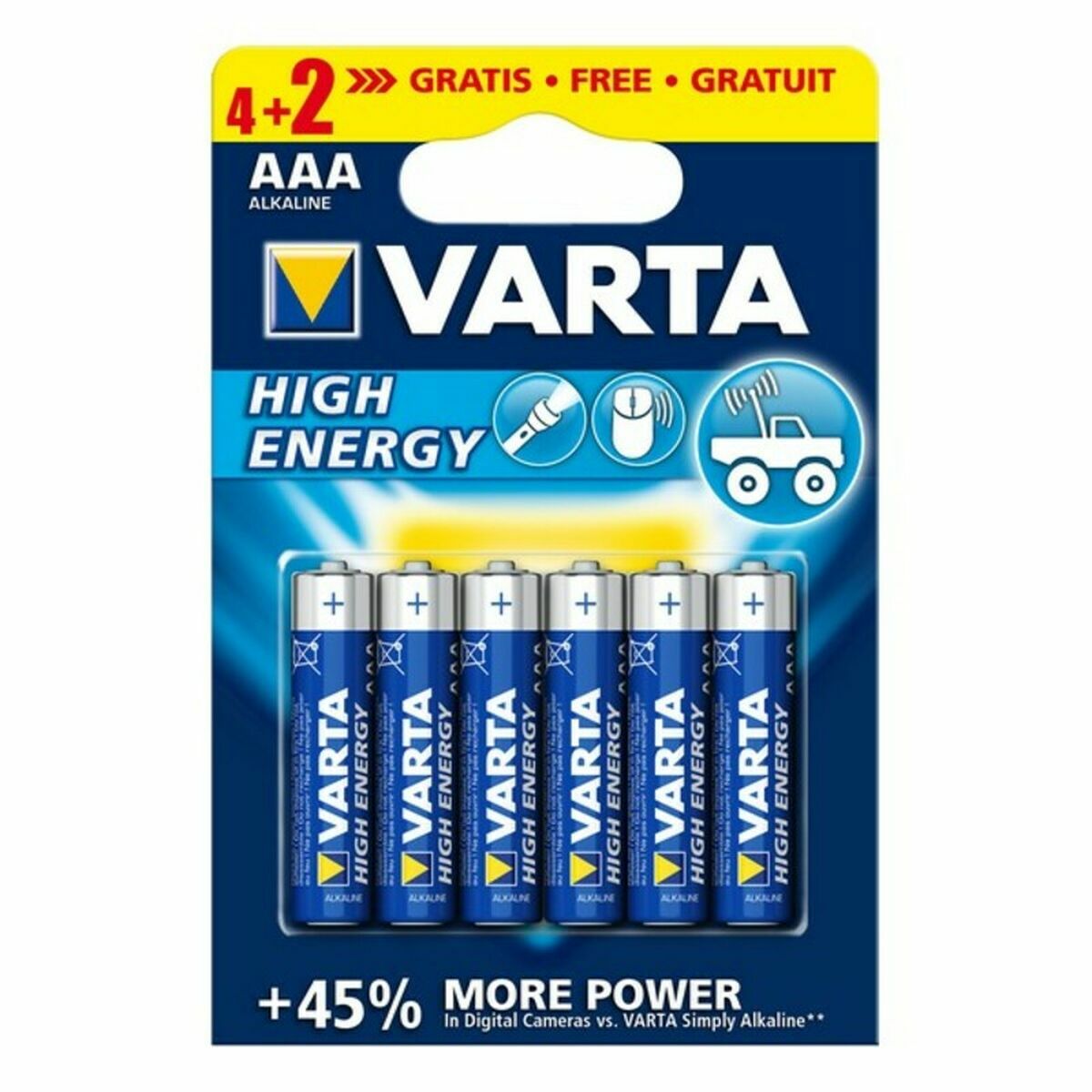 Battery Varta 4903121436 AAA 1 V Battery Varta 4903121436 AAA 1 V