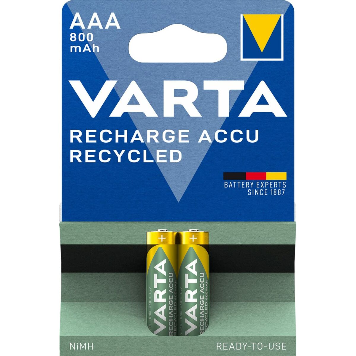 Rechargeable Batteries Varta AAA 800MAH  2UD 1,2 V 800 mAh AAA Rechargeable Batteries Varta AAA 800MAH  2UD 1,2 V 800 mAh AAA