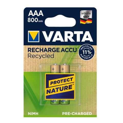 Rechargeable Batteries Varta AAA 800MAH 1,2 V 800 mAh AAA (10 Units) Rechargeable Batteries Varta AAA 800MAH 1,2 V 800 mAh AAA (10 Units)