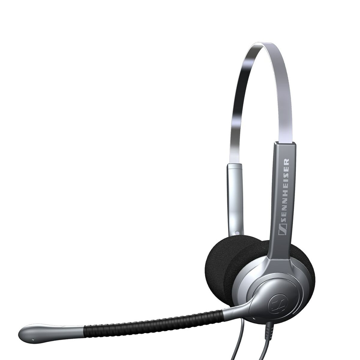 Headphones with Microphone Epos SH 330 Black Silver Headphones with Microphone Epos SH 330 Black Silver