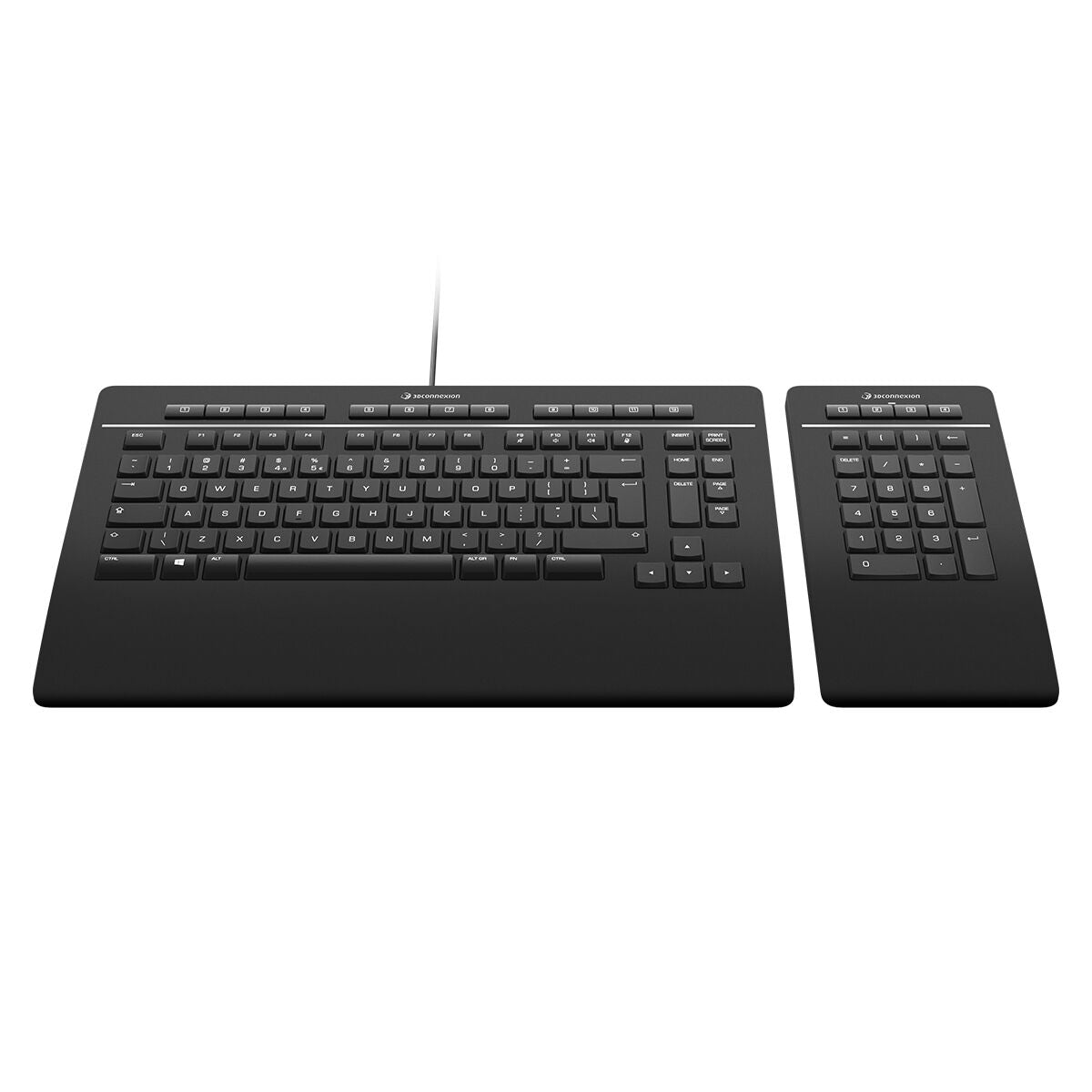 Keyboard 3Dconnexion Keyboard Pro with Numpad Black Spanish Qwerty Keyboard 3Dconnexion Keyboard Pro with Numpad Black Spanish Qwerty