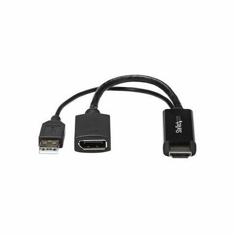 DisplayPort to HDMI Adapter Startech HD2DP                Black 4K DisplayPort to HDMI Adapter Startech HD2DP                Black 4K