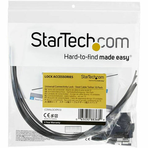 Security Cable Startech CONNLOCKPK10         10 uds Security Cable Startech CONNLOCKPK10         10 uds