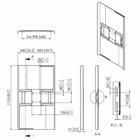 TV Mount Vogel's PFA 9121 50-55" TV Mount Vogel's PFA 9121 50-55"