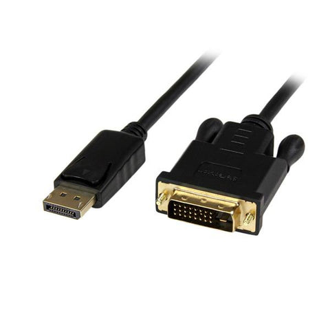 DisplayPort to DVI Adapter Startech DP2DVIMM3BS Black 90 cm DisplayPort to DVI Adapter Startech DP2DVIMM3BS Black 90 cm