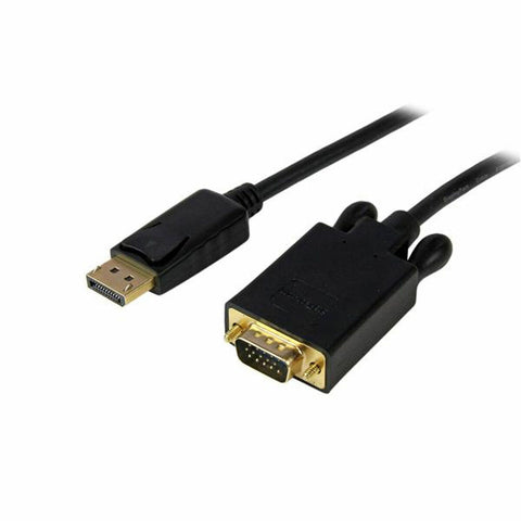 DisplayPort to VGA adapter Startech DP2VGAMM10B 3 m Black DisplayPort to VGA adapter Startech DP2VGAMM10B 3 m Black