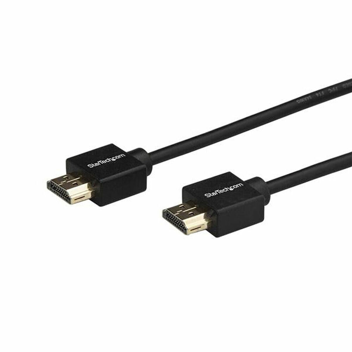 HDMI Cable Startech HDMM2MLP 4K Ultra HD 2 m Black HDMI Cable Startech HDMM2MLP 4K Ultra HD 2 m Black