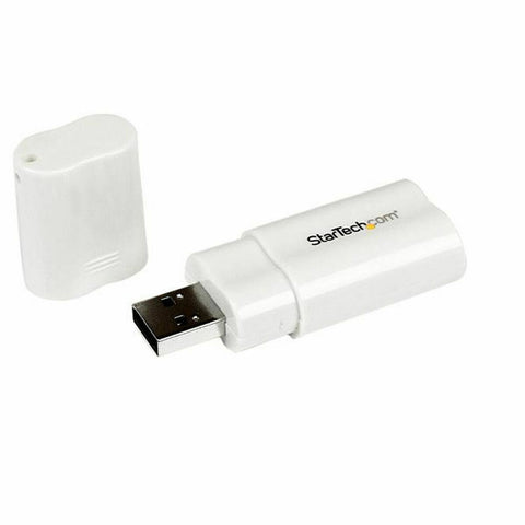 External Sound Card USB Startech ICUSBAUDIO White External Sound Card USB Startech ICUSBAUDIO White