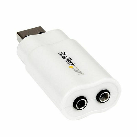 External Sound Card USB Startech ICUSBAUDIO White External Sound Card USB Startech ICUSBAUDIO White