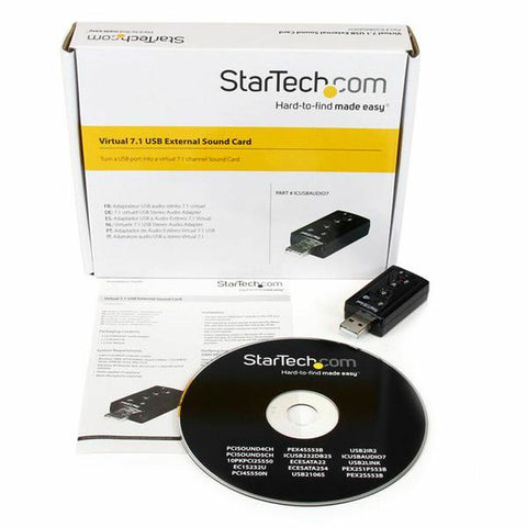 External Sound Card Startech ICUSBAUDIO7 External Sound Card Startech ICUSBAUDIO7