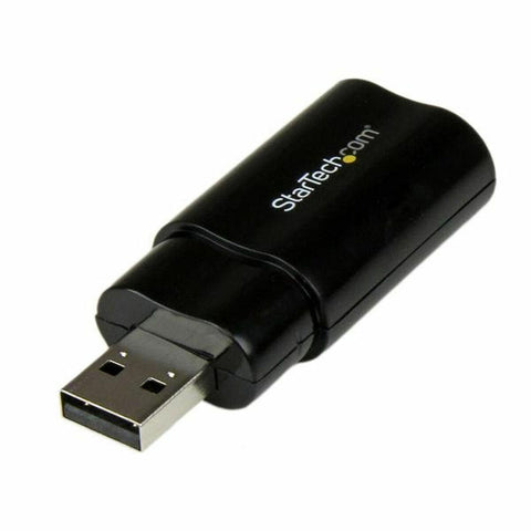External Sound Card USB Startech ICUSBAUDIOB Black External Sound Card USB Startech ICUSBAUDIOB Black