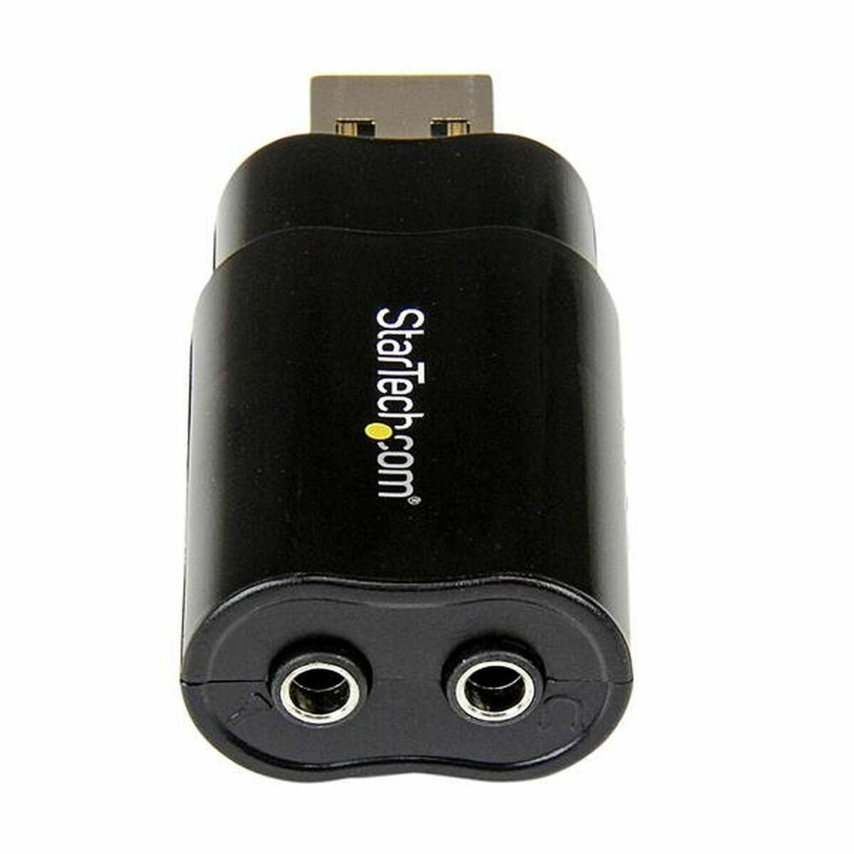 External Sound Card USB Startech ICUSBAUDIOB Black External Sound Card USB Startech ICUSBAUDIOB Black