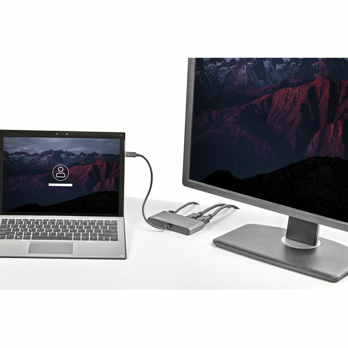Dockstation Startech TB3DKM2DPL 4K Ultra HD Grey Dockstation Startech TB3DKM2DPL 4K Ultra HD Grey