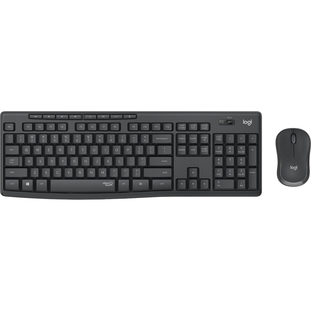 Keyboard Logitech 920-009803 Graphite Spanish Qwerty AZERTY Keyboard Logitech 920-009803 Graphite Spanish Qwerty AZERTY