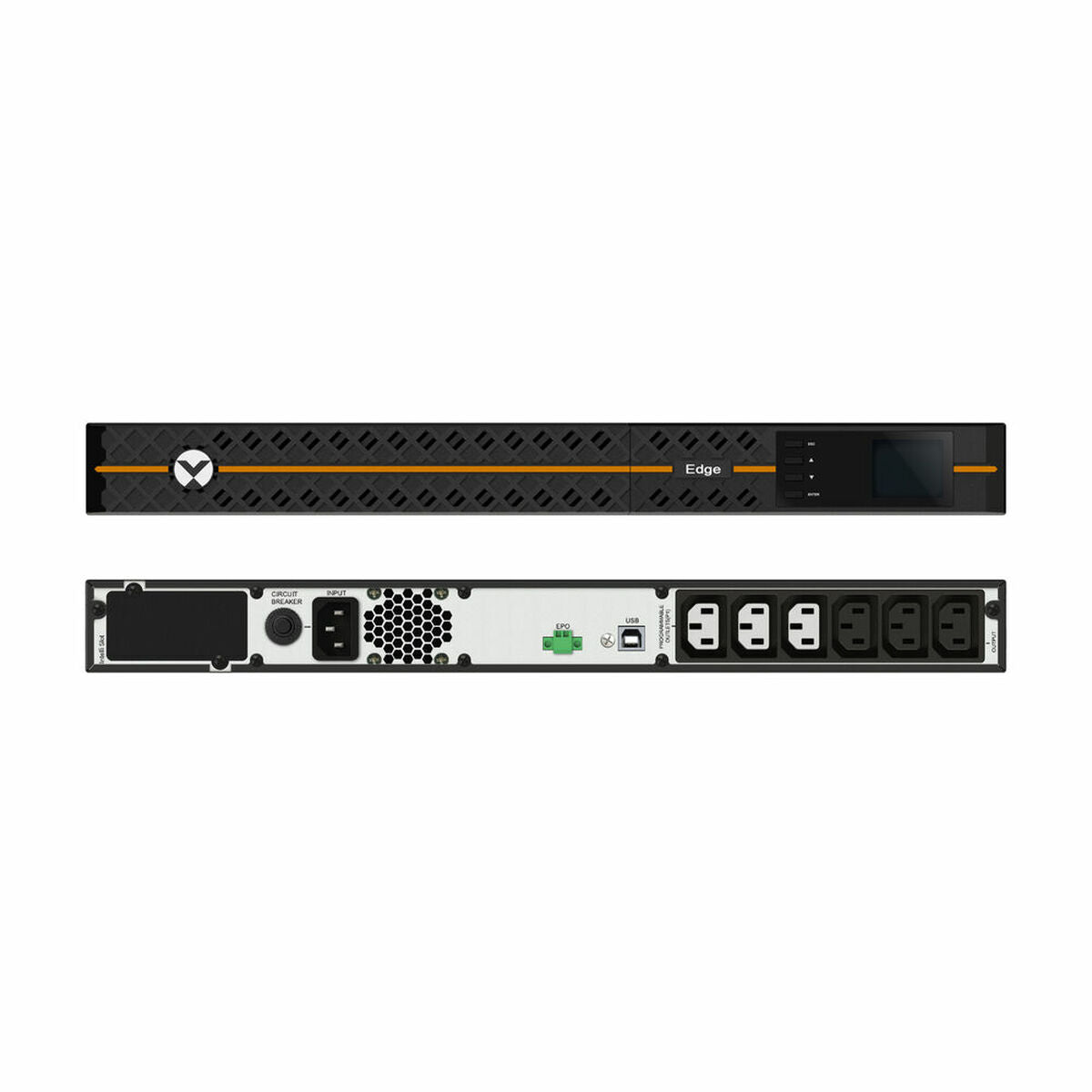 Uninterruptible Power Supply System Interactive UPS Vertiv EDGE-1000IRM1U 900 W Uninterruptible Power Supply System Interactive UPS Vertiv EDGE-1000IRM1U 900 W