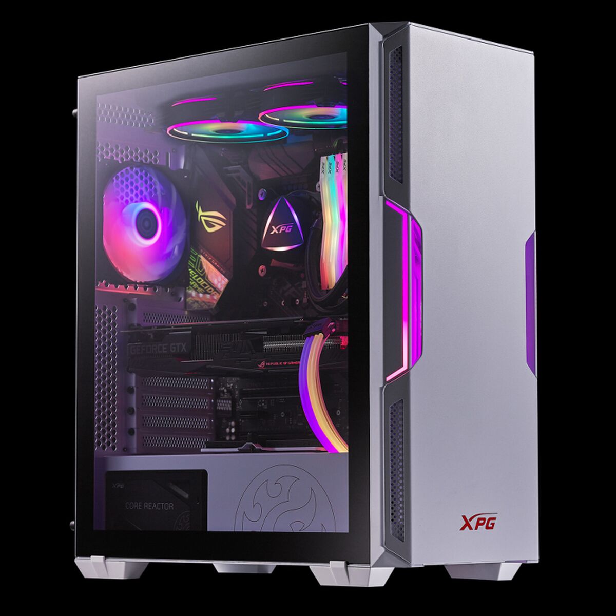 Micro ATX / Mini ITX / ATX Midtower Case XPG Starker White ARGB Micro ATX / Mini ITX / ATX Midtower Case XPG Starker White ARGB