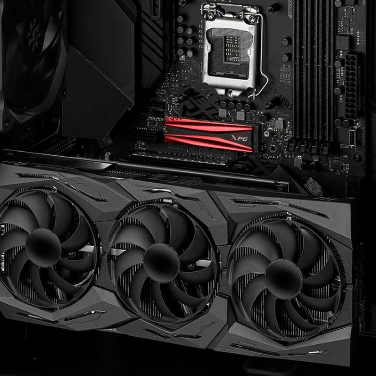 ATX Semi-tower Box XPG DEFENDER-BKCWW Black ATX Semi-tower Box XPG DEFENDER-BKCWW Black