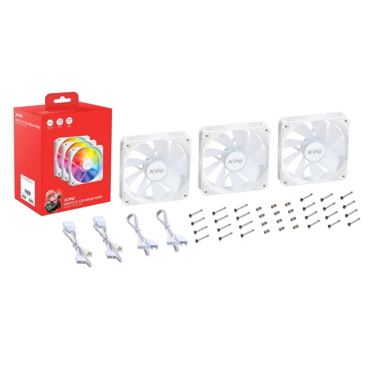 Box Ventilator XPG VENTO R 120 ARGB PWM Ø 12 cm (1 Unit) Box Ventilator XPG VENTO R 120 ARGB PWM Ø 12 cm (1 Unit)