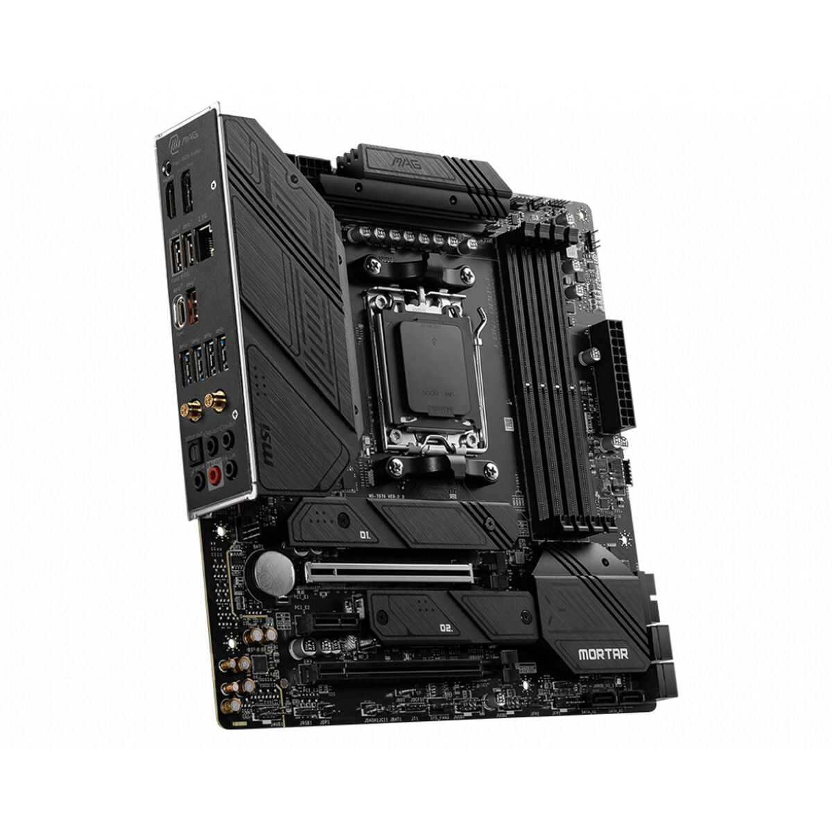 Motherboard MSI MAG B650M Mortar AMD AM5 AMD AMD B650 Motherboard MSI MAG B650M Mortar AMD AM5 AMD AMD B650