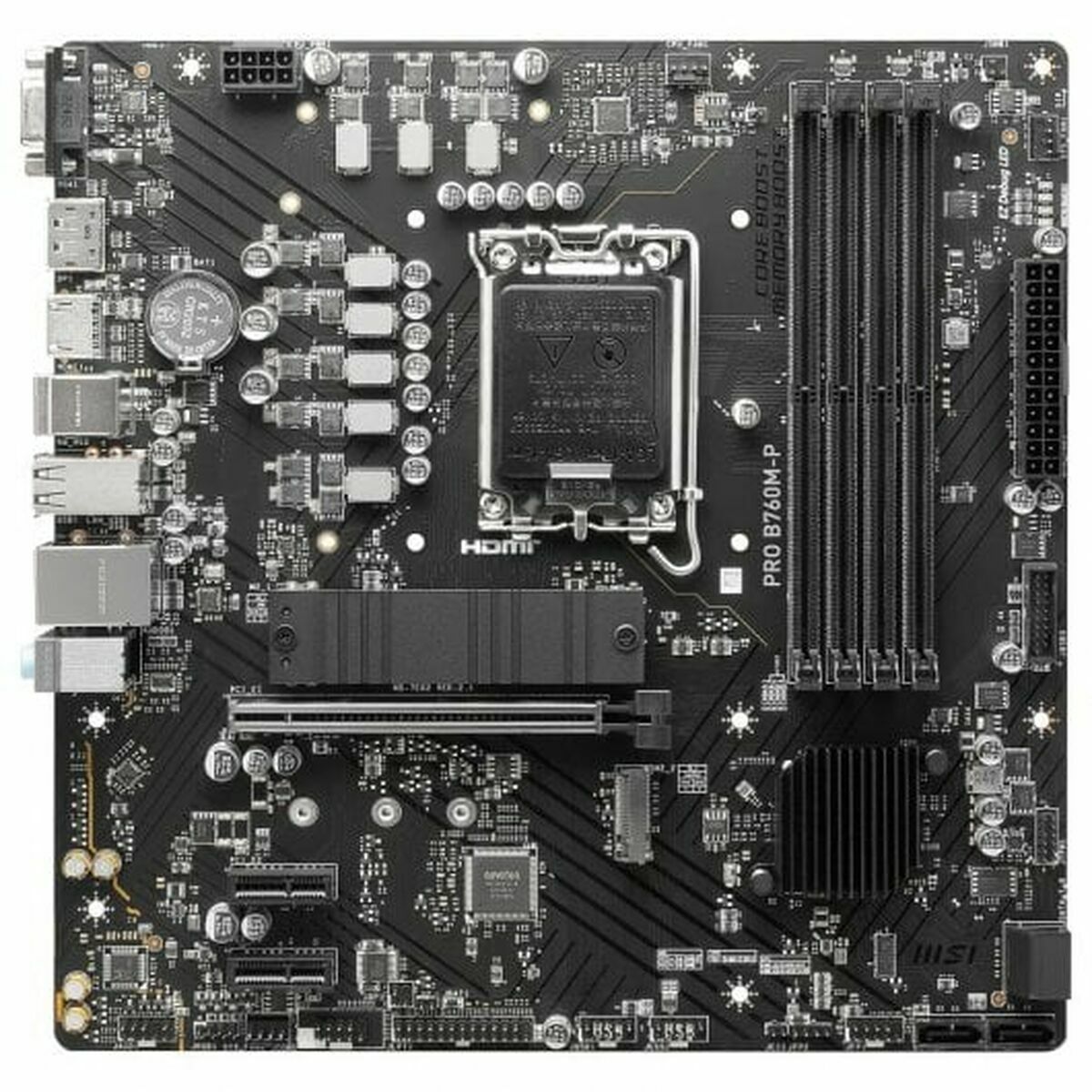 Motherboard MSI PRO B760M-P DDR4 Intel B760 LGA 1700 Motherboard MSI PRO B760M-P DDR4 Intel B760 LGA 1700